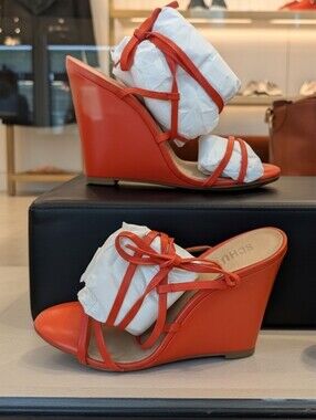Schutz Deonne Wedge Sandals Women's Sz 9 🆕